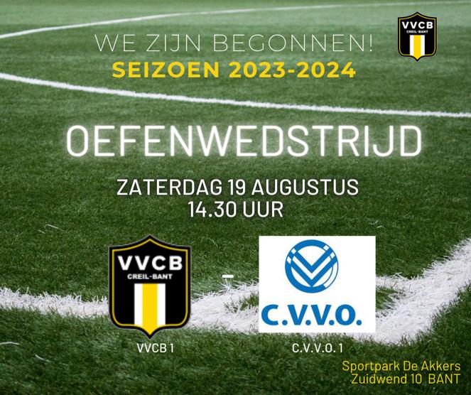 Oefenwedstrijd VVCB 1 - C.V.V.O. 1