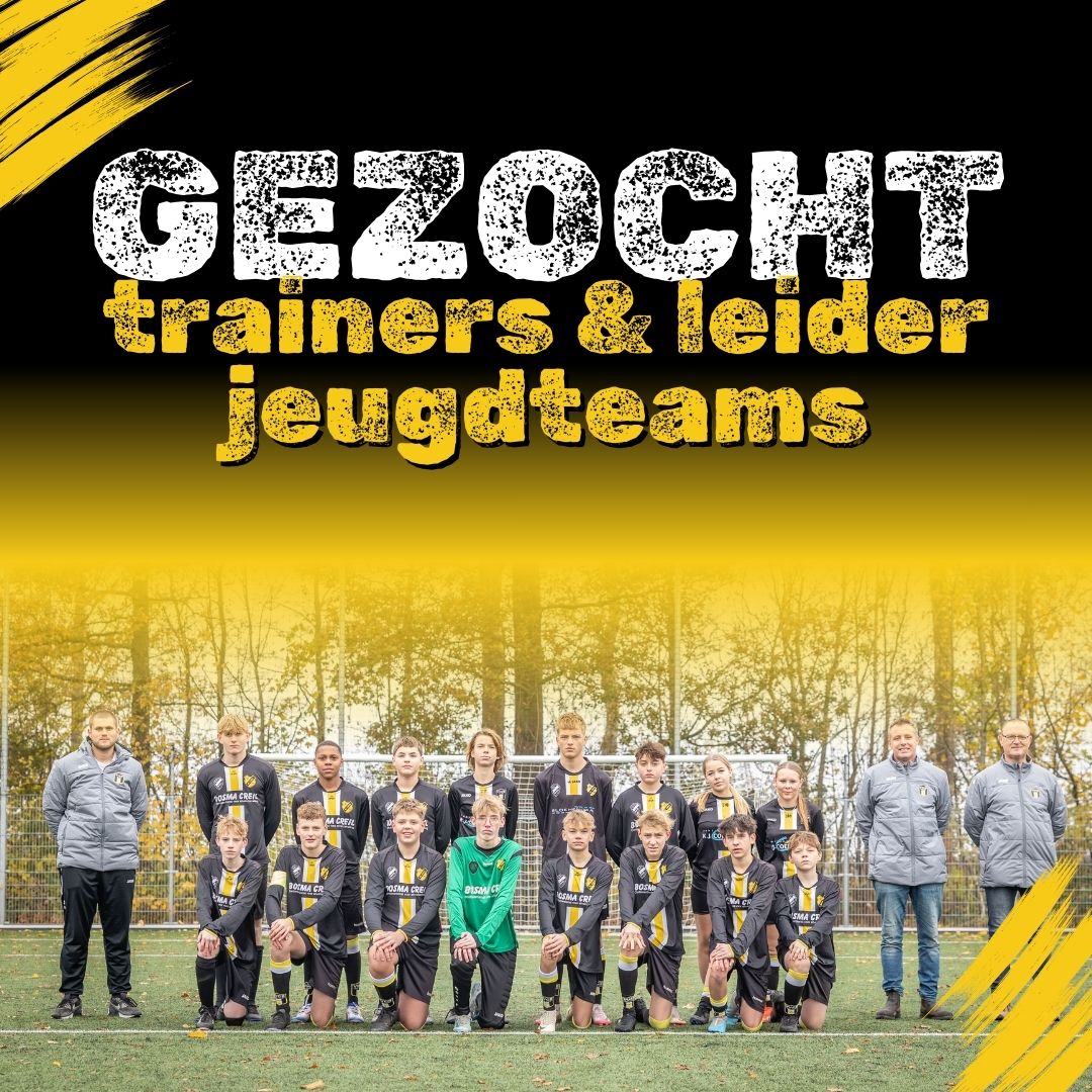 Wij zoeken nieuwe jeugdtrainers!